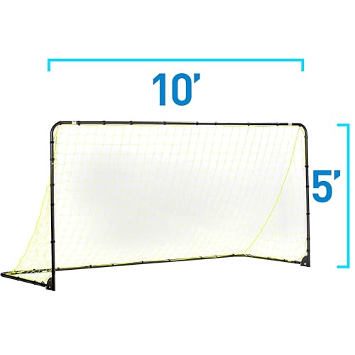 Portable Steel Soccer Goals - Adult + Youth - Multiple Sizes + Colors