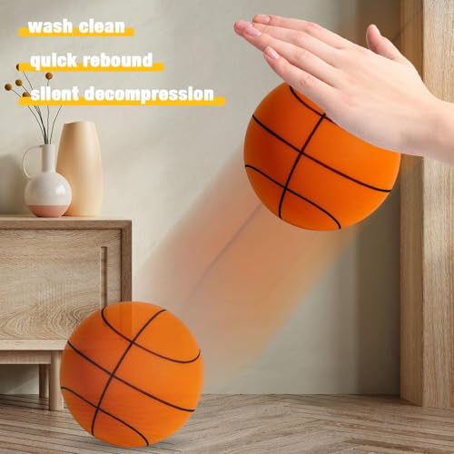 Kruggo 2025 Silent Indoor Foam Basketball for Noise-Free Dribbling Training