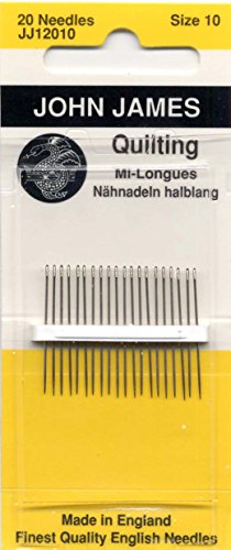 Colonial Needle Quilting Hand Needles - Size 10, 20 Pack