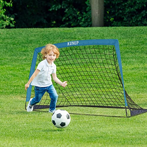 Easy Foldable 5×3FT Soccer Goal for Kids with Carrying Bags