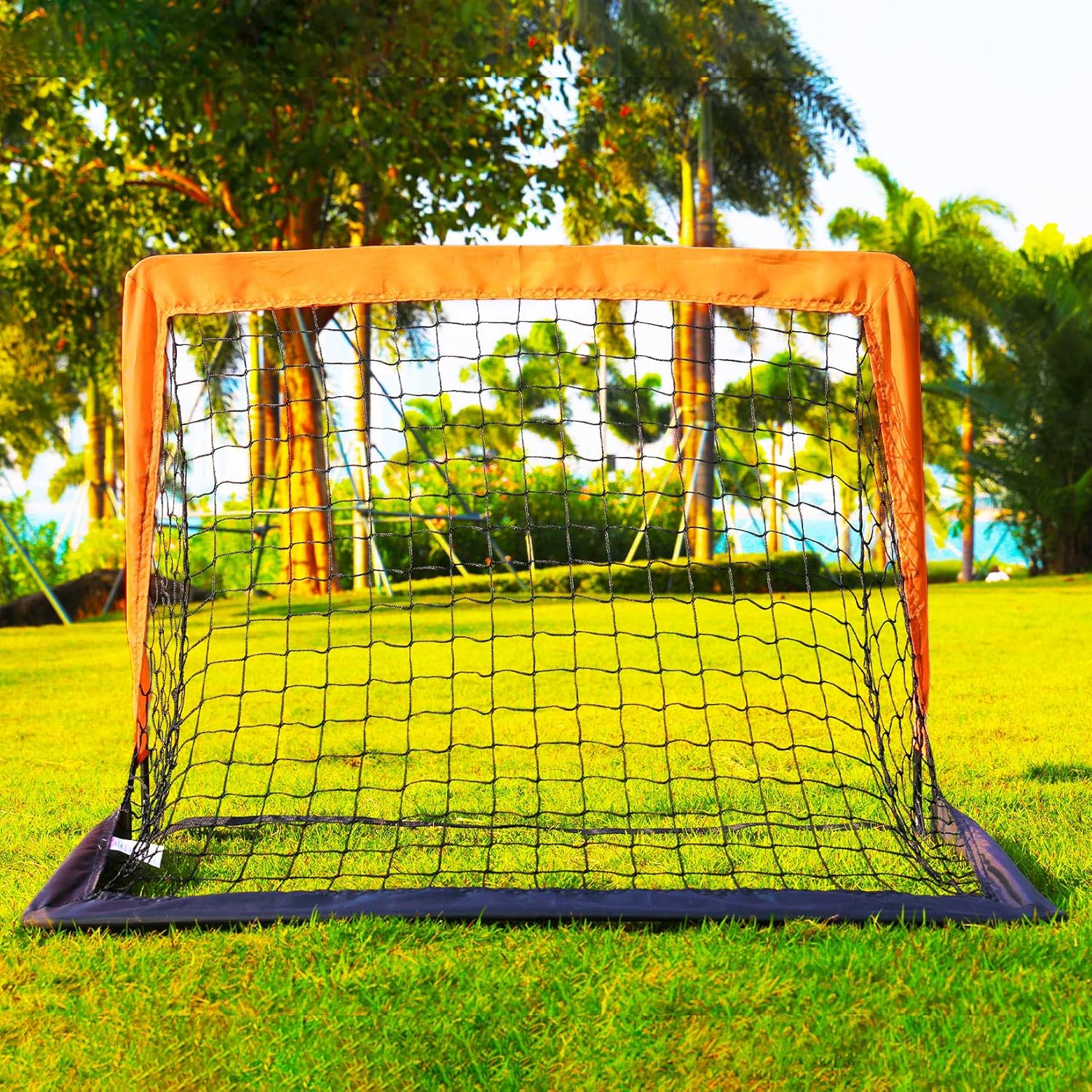 Soccer Goals Kids Soccer Net for Backyard 7x5 FT, 5x3.6 FT, 4x3 FT, 3x2.2 FT